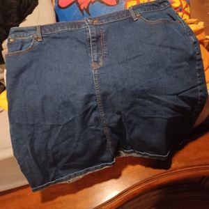 Talbot's denim skirt